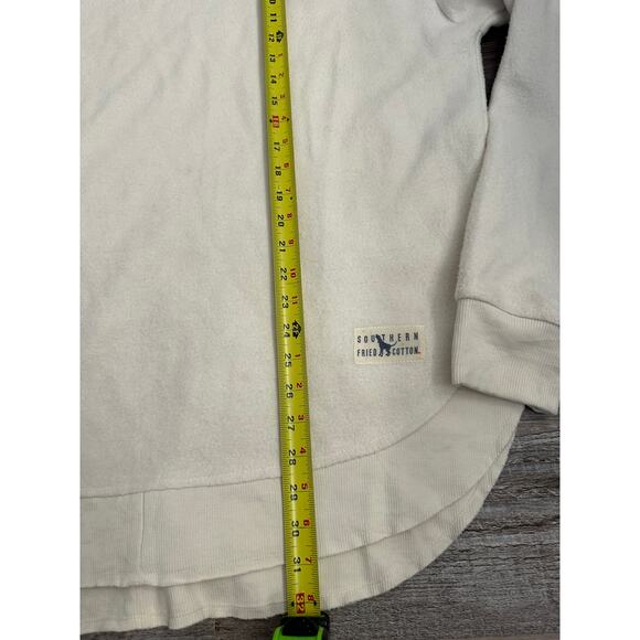 Southern Fried Cotton Lauren Sweatshirt in coconut sz XXL - Picture 3 of 5